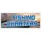 Signmission FISHING CHARTERS BANNER SIGN all half day rental tackle deep sea fish B-Fishing Charters - alternate 1